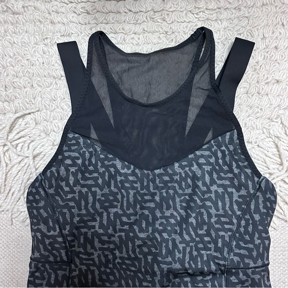 LULULEMON black / gray Net Pop mesh Running in the City tank top 6 - Picture 3 of 10